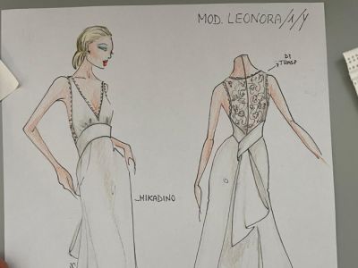 Sognare un abito da sposa unico. Oggi  possibile con GalvanSposa e Lorena Bonometti