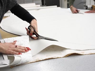 Il taglio....una fase molto importante per un abito su misura...