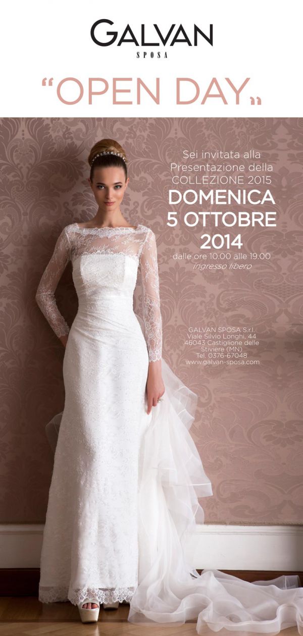 Open Day Atelier Galvan Sposa. La stilista presenta 